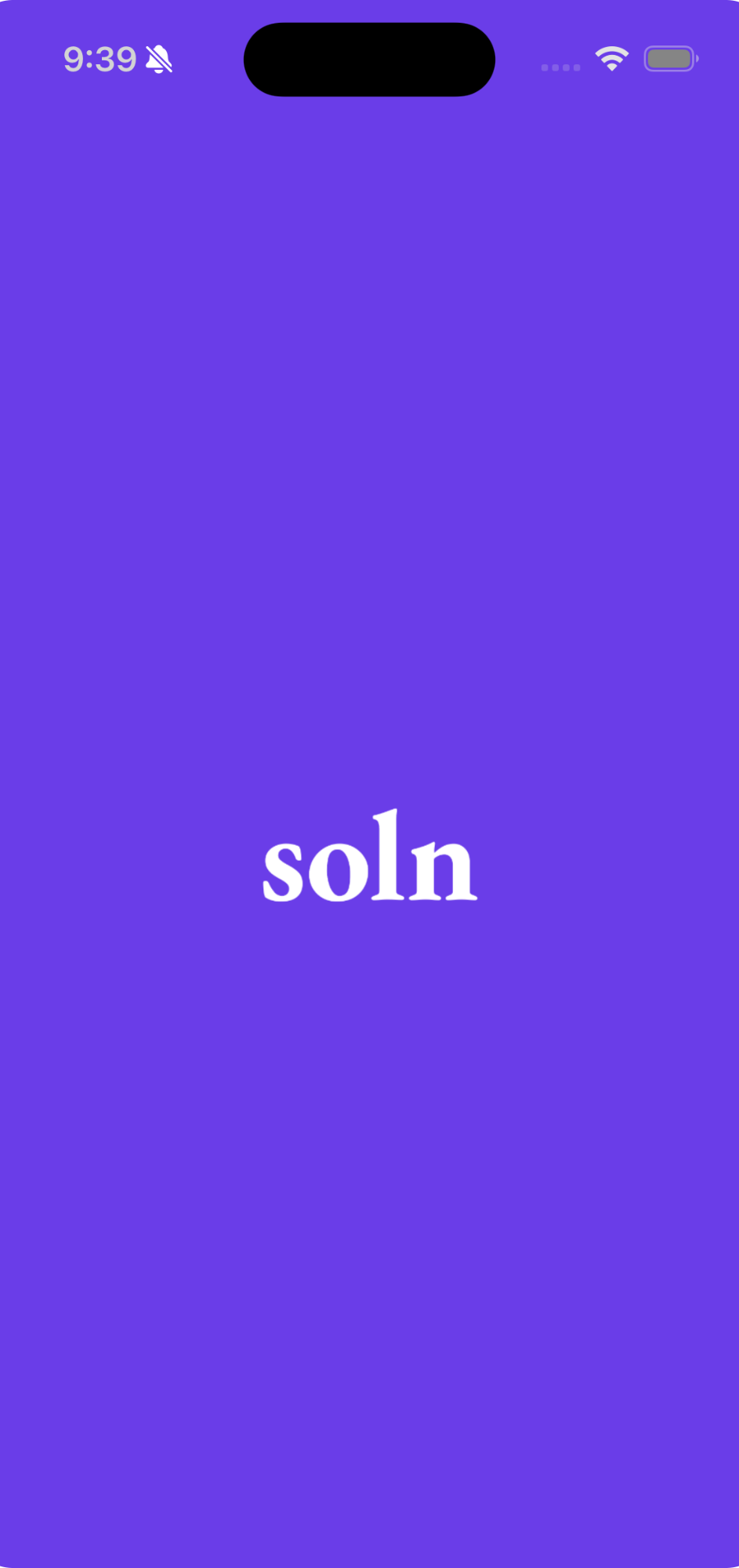 Soln app screenshot